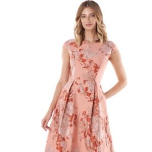 Kay Unger Jacquard Dress